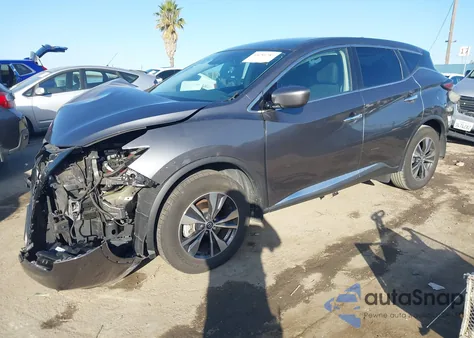 2021 Nissan Murano S Fwd из США, поврежденный, VIN 5N1AZ2AJXMC129697